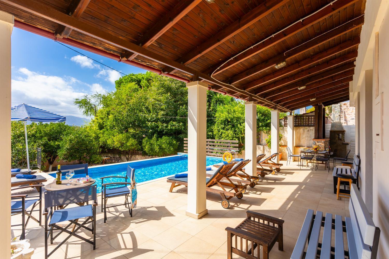 Villa Maro Large Private Pool Ac Wifi Kefalas Exterior foto