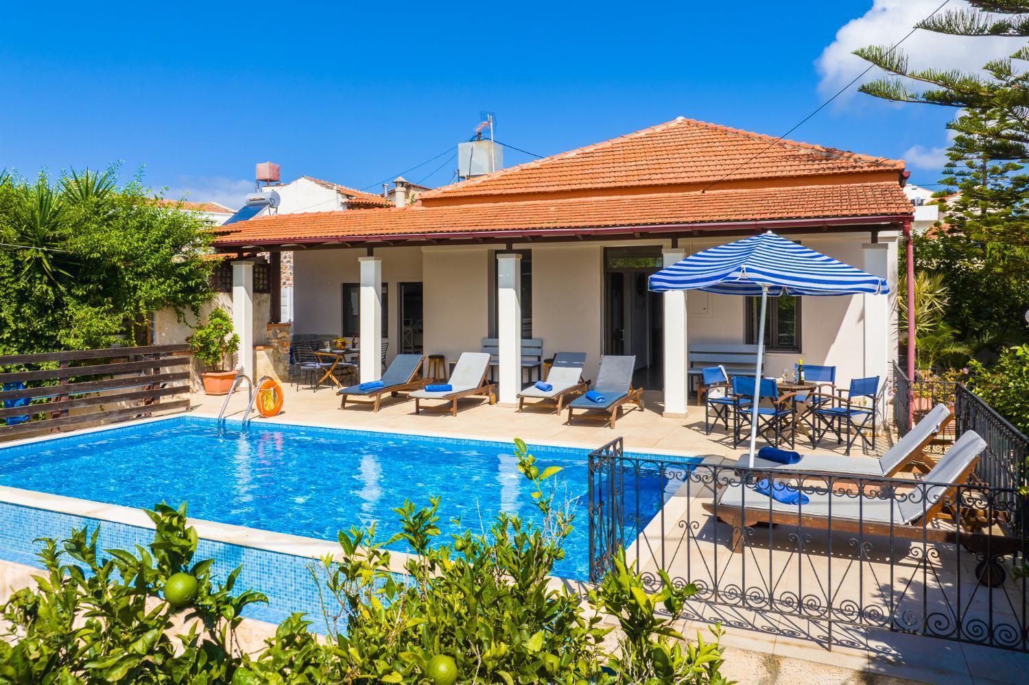 Villa Maro Large Private Pool Ac Wifi Kefalas Exterior foto